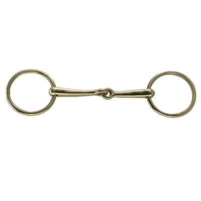 German Silver Solid Jointed Loose Ring Bit 5.25