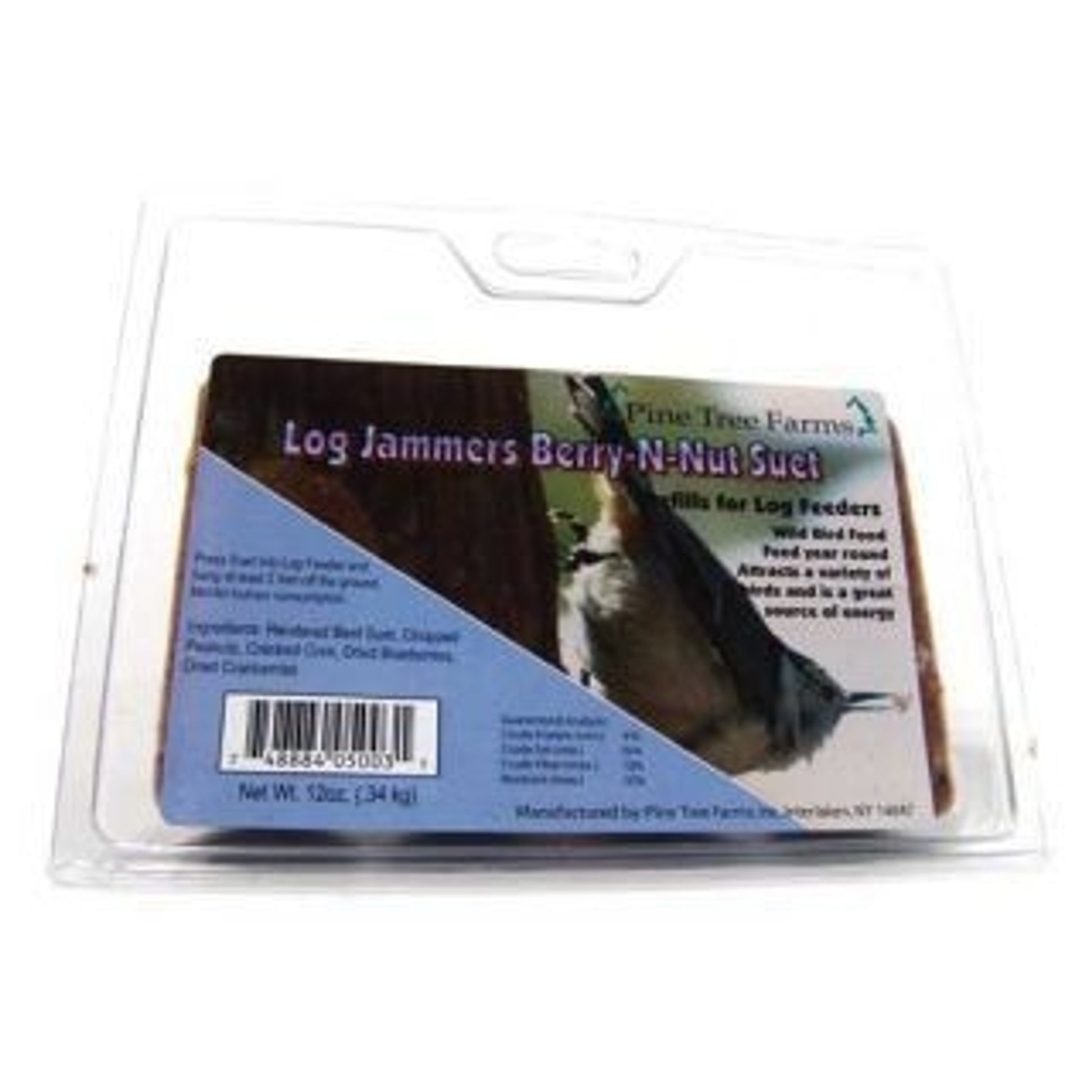 Log Jammer Log Bird Food 0.75 x 0.25 x 0.5