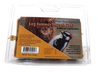 Log Jammer Log Bird Food 0.75 x 0.25 x 0.5