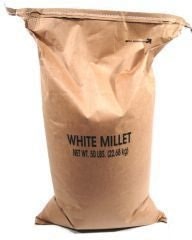 White Millet Food For Birds 50lb