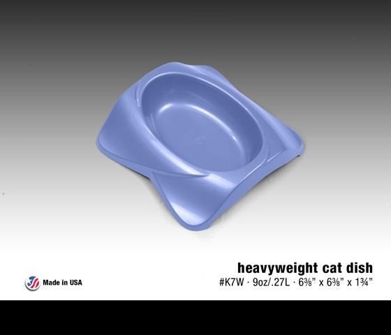 Heavyweight Dish For Cats 6.75x6.5x1.75