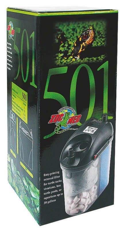 Turtle Canister Filter 501 0.5 x 0.25 x 0.5 Bk
