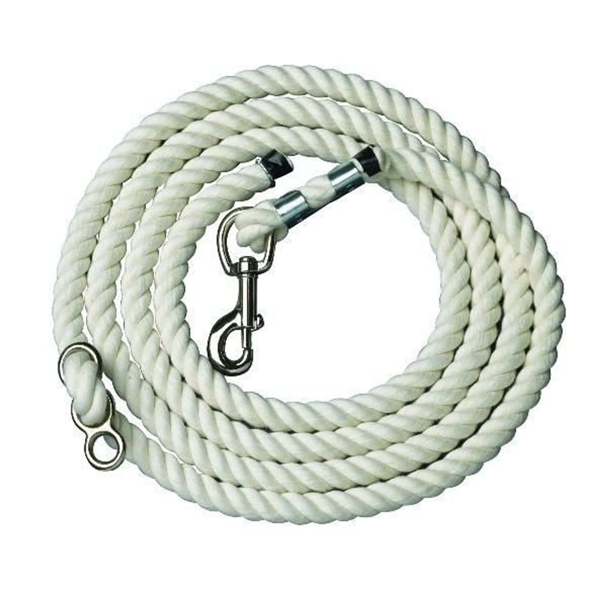 Perris White Cotton Neck Rope 10ft Brn