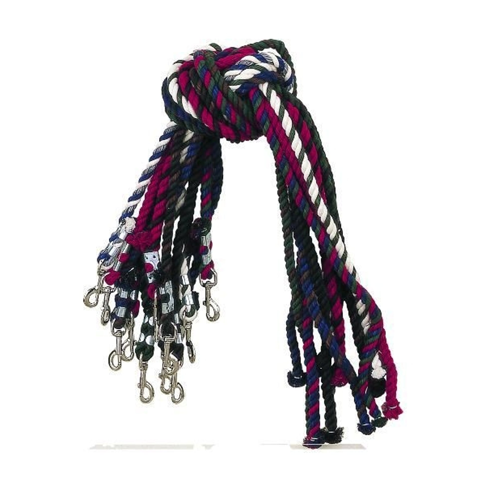 Perris Cotton Multi-Colored Leads 6ft Brn