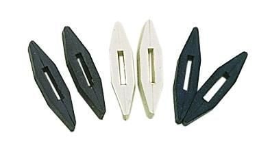 Perris Rubber Rein Stops Black