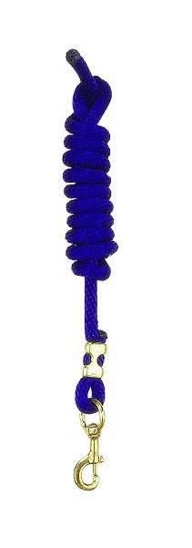 Perris Poly Nylon Lead With Brass Snap 8ft Brn