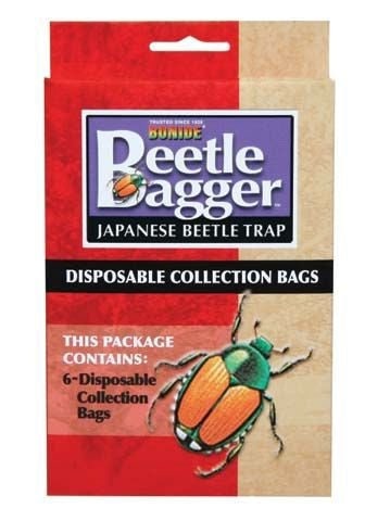 Japanese Beetle Trap Bags 6 Pack