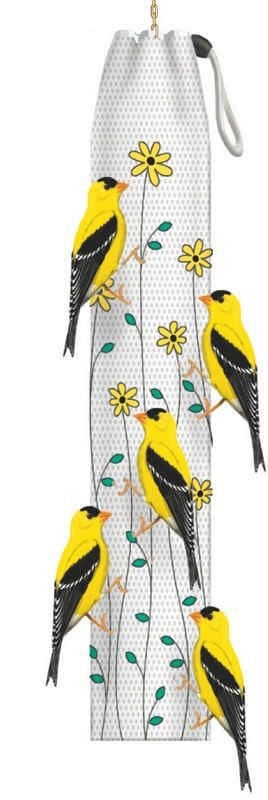 Thistle Sak Finch Feeder Yellow