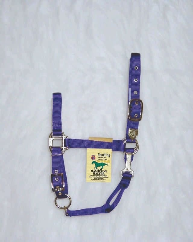Nylon Chin Halter For Yearlings Yearling Brn