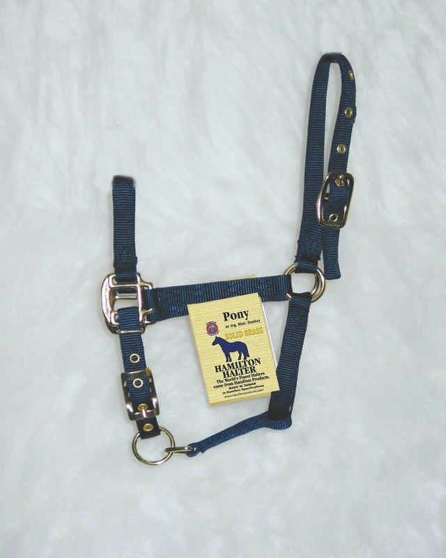Nylon Chin Halter For Ponies Pony Brn