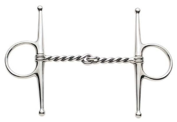 Korsteel Twisted Wire Full Cheek Snaffle Bit