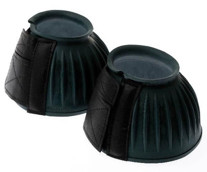 Roma Ribbed Rubber Velcro Bell Boots