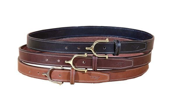 TORY LEATHER: 1 SPUR BUCKLES ベルト　ブラウン　26 TORY LEATHER 