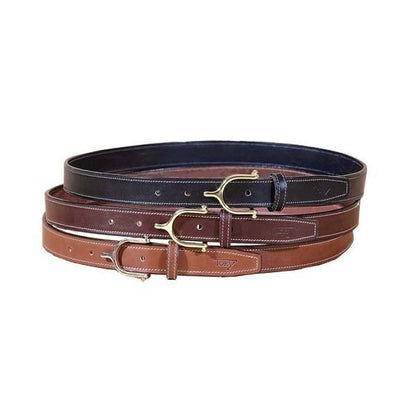 Tory Leather English Spur Buckle Belt