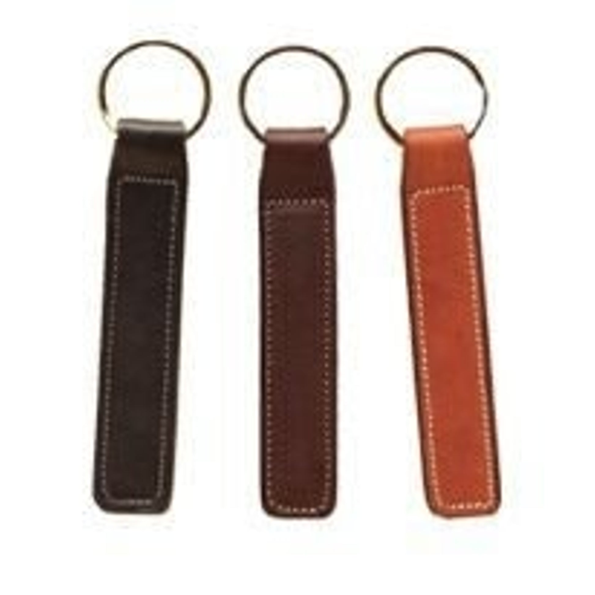 Tory Plain Key Fob 1 in x 5in Havana