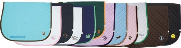 Lettia All Purpose Baby Pad with EmbroideryBk/Wh