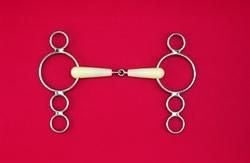 Happy Mouth Pessoa 3 Ring Jointed Mouth Gag