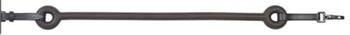 Camelot Rubber Rod Side Reins 5/8in Brown