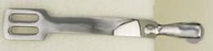 Centaur StainlessSteel Disc Rowel Spur 1-1/4Bk/Wh
