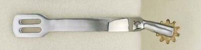 Warendorfer Dressage Spur With Rounded SidesBk/Wh