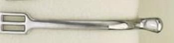 Centaur Stainless Steel Ladies Blunt Spur -Bk/Wh