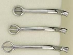 Centaur Kids Stainless Steel Tom Thumb SpurBk/Wh
