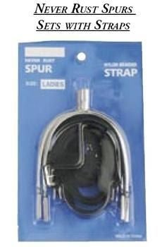 Centaur Kids Economy Pow Spurs W-StrapBk/Wh