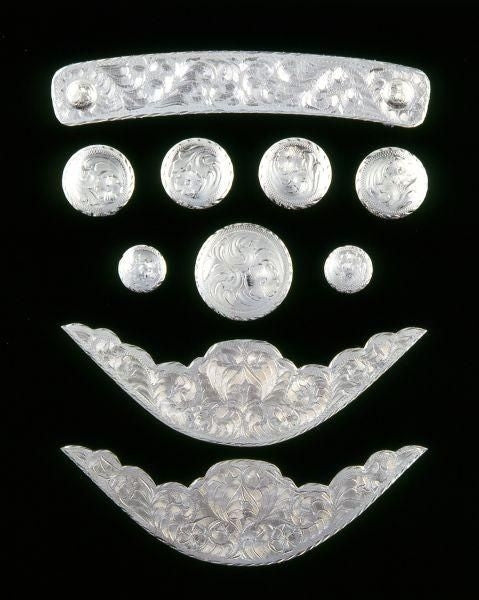 Royal King Silver Saddle Set
