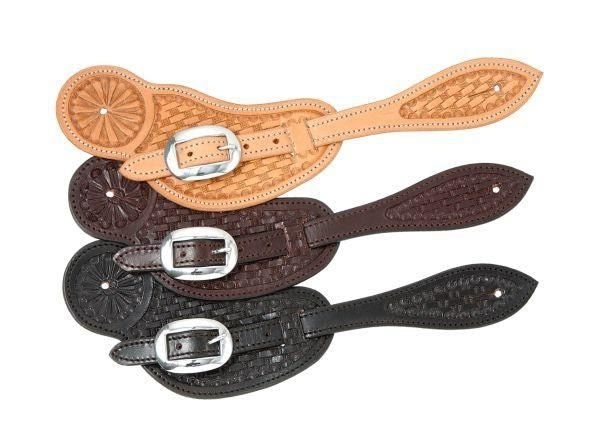 Royal King Shaped Basketweave Spur Straps