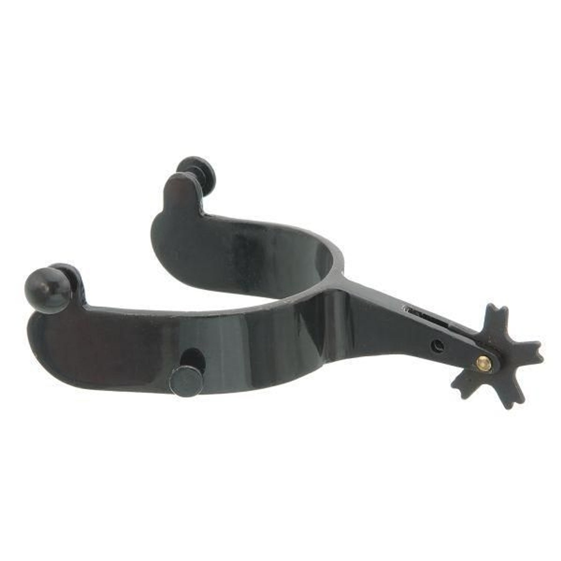 Kelly Silver Star Blue Steeled Rodeo Spurs Brn