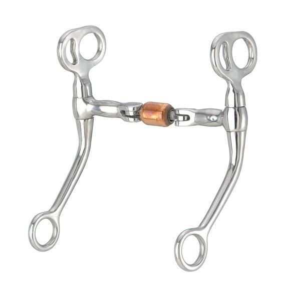 Western SS Copper Ring Dogbone Tom Thumb Bit