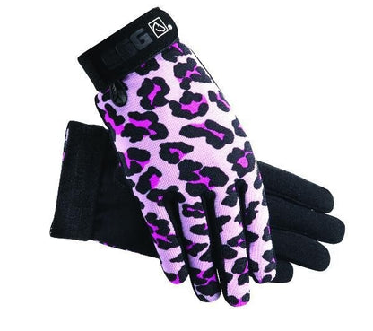 SSG Ladies All Weather Gloves Ladies Pink Leopard