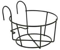Railing Pot Holder 1.5 Inch Black