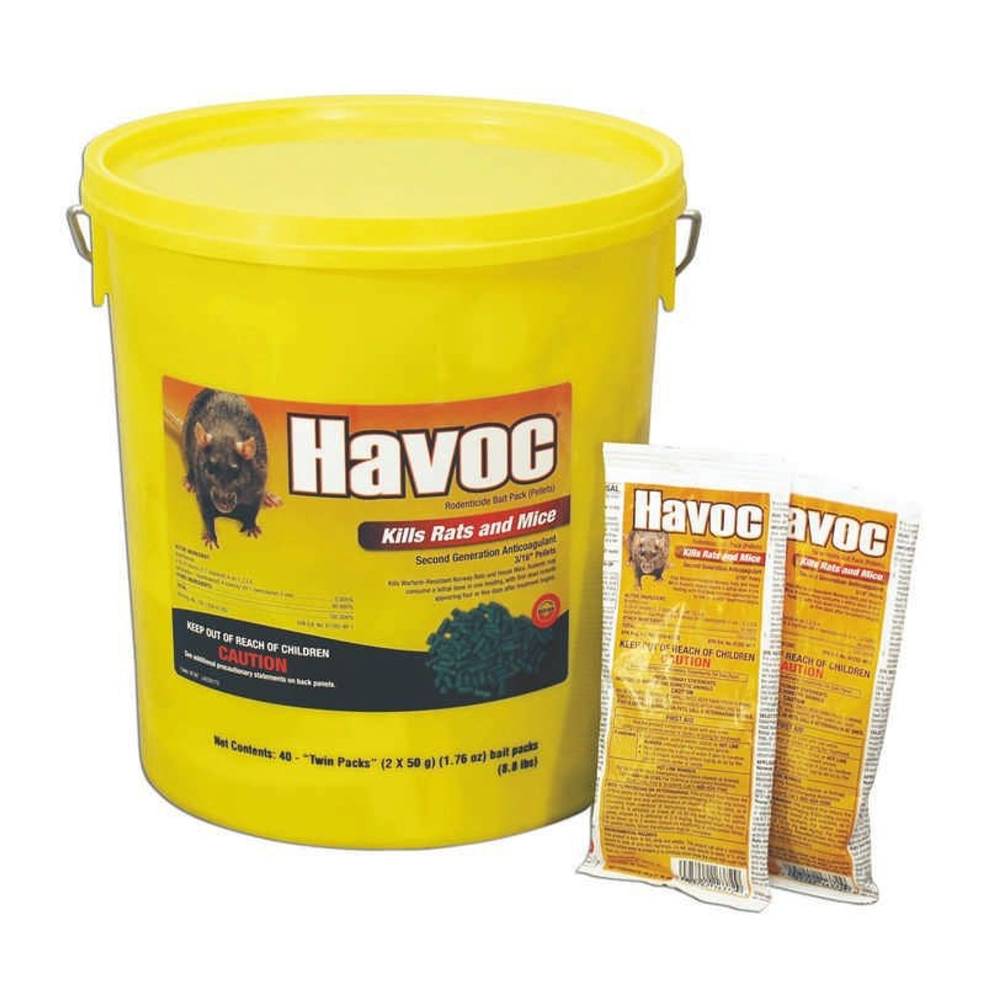 Havoc Twin Packs Pail Rodenticide 50 Gram