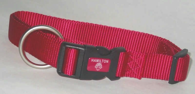Adjustable Dog Collar 3/8x7-12 In Pink