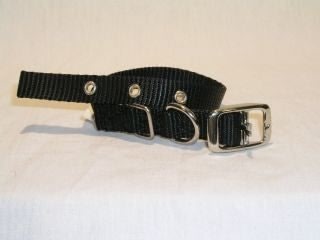 Single Thck Nyln Dlx Dg Collar 5/8 X18 Black