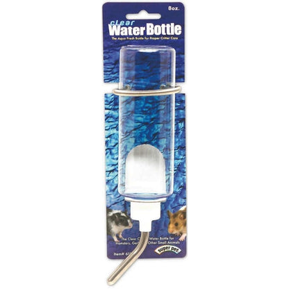 Clear Small Animal Water Bottle 8 Ounces Clear