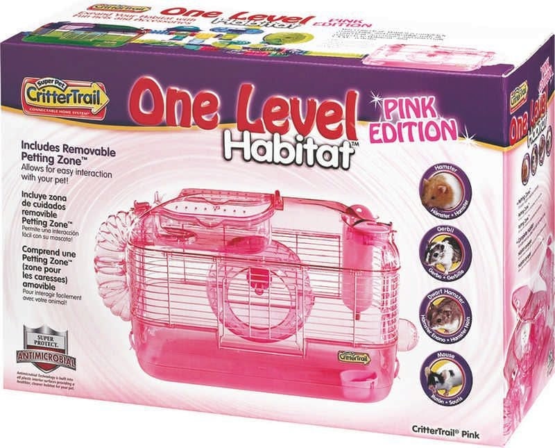 Crittertrail Pink Rodent Home Pink