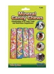 Small Animal Mineral Candy Chews 4 Pieces Assorted