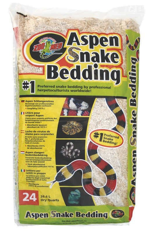 Aspen Snake Bedding 24 Quarts Natural