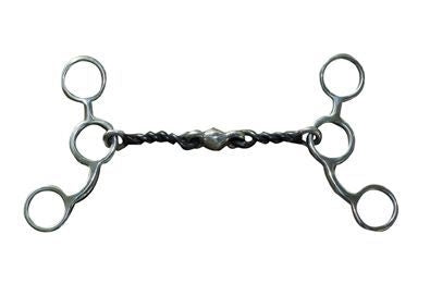 Metalab Junior Cow Horse Twisted Dog Bone 5.125 Br