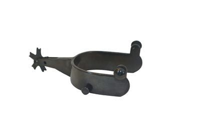 Metalab Black Satin Rodeo Spur Brn
