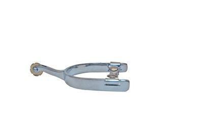 Metalab Stainless Steel Youth Roping Spur Brn