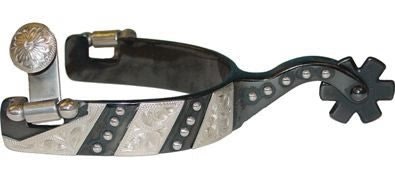 Metalab Mens Black Satin Trim And Dotsspurs Brn