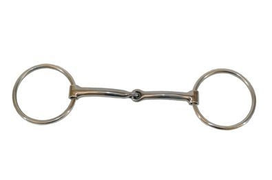 Metalab Stainless Steel Ring Snaffle Bit 5.25 Brn