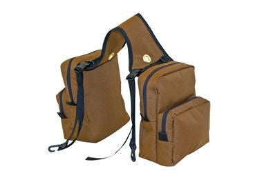 Lami-Cell Small 4 Pocket Saddle Bag Small Brown