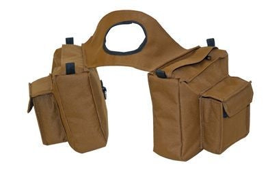 Lami-Cell Small 4 Pocket Pommel Bag Small Brown