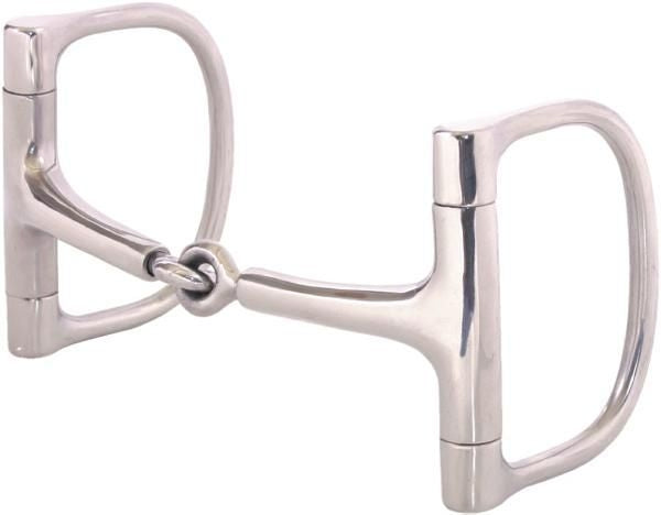 Abetta Pinchless Dee Snaffle Bit 5 Stainless Steel