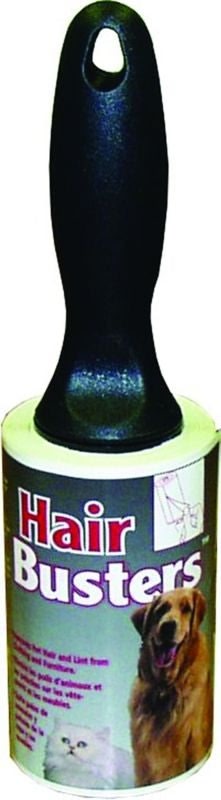Pet hair pick-up with handle single unit