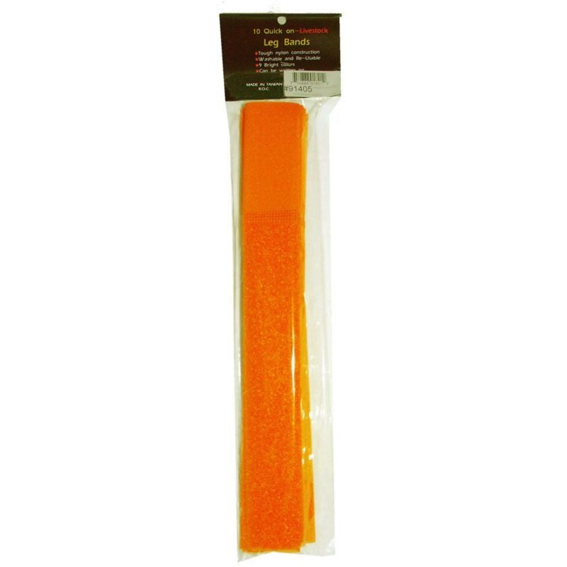 Cattle Leg Bands - Orange Orange